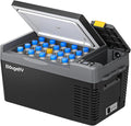 BougeRV 12 Volt Refrigerator, CRPRO 21 Quart 12V Car Fridge, Portable Freezer