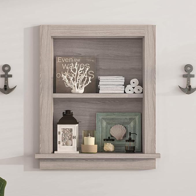 Recessed Medicine Cabinet, Fully Assembled Recessed Wall Niche, Waterproof in