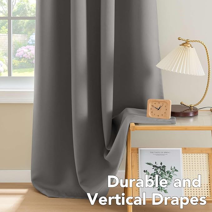 H.VERSAILTEX Blackout Room Darkening Curtains Window Panel Drapes