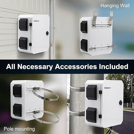 Outdoor Electrical Box, Cold-Rolled Steel Plate, Aluminum Alloy Back Beam