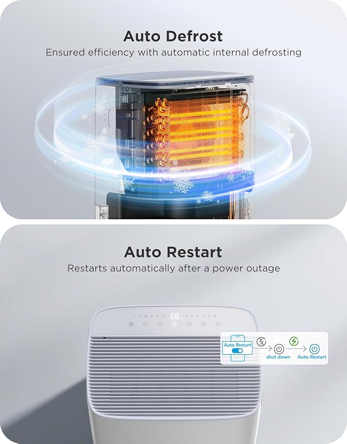 GoveeLife Dehumidifier for Home 4, 500 Sq.Ft, 50 to 137 Pint Smart Auto