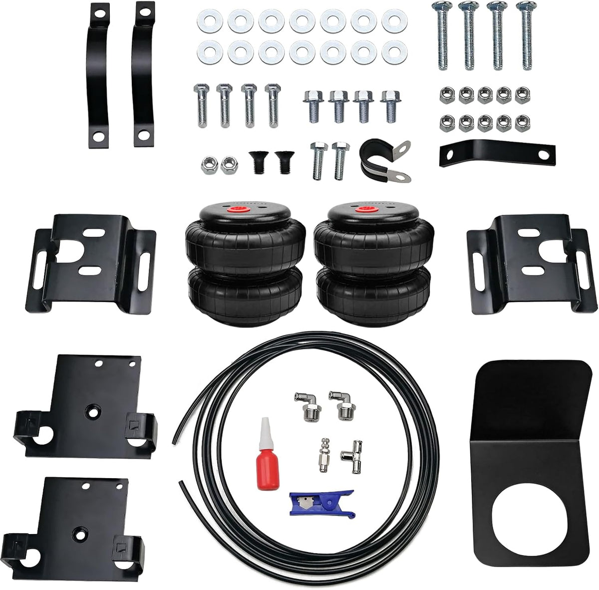 millisec rear air spring kit for 2001-2010 gmc shown in use