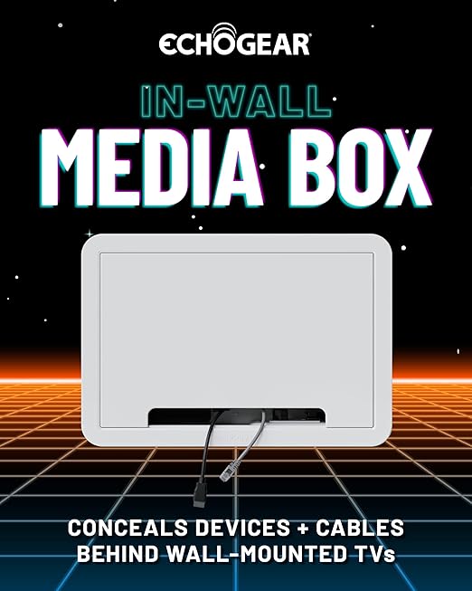 ECHOGEAR 9" in-Wall TV Media Box