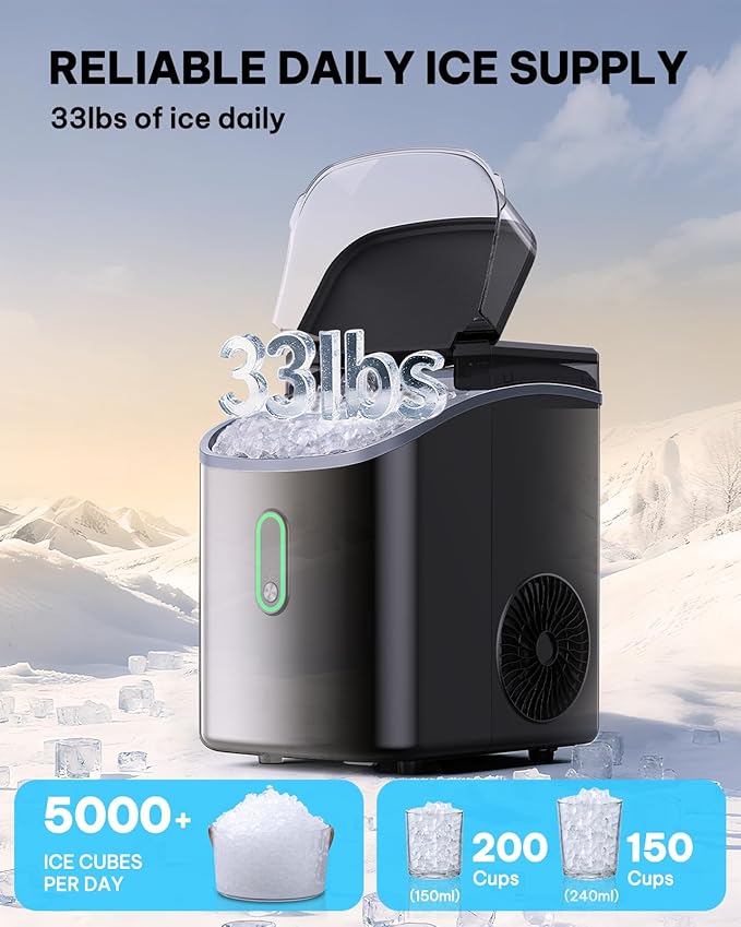 Silonn Nugget Ice Makers Countertop
