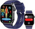 Smart Watch for Men Women, 2.04" AMOLED Color Screen, 24/7 Heart Rate, Blood