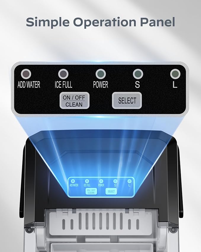 Silonn Ice Maker Countertop, Portable Ice Machine