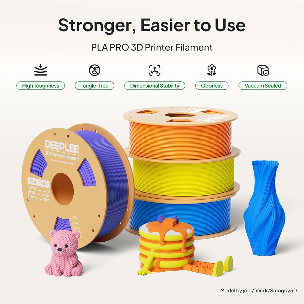 PLA PRO 3D Printer Filament 4KG Brown