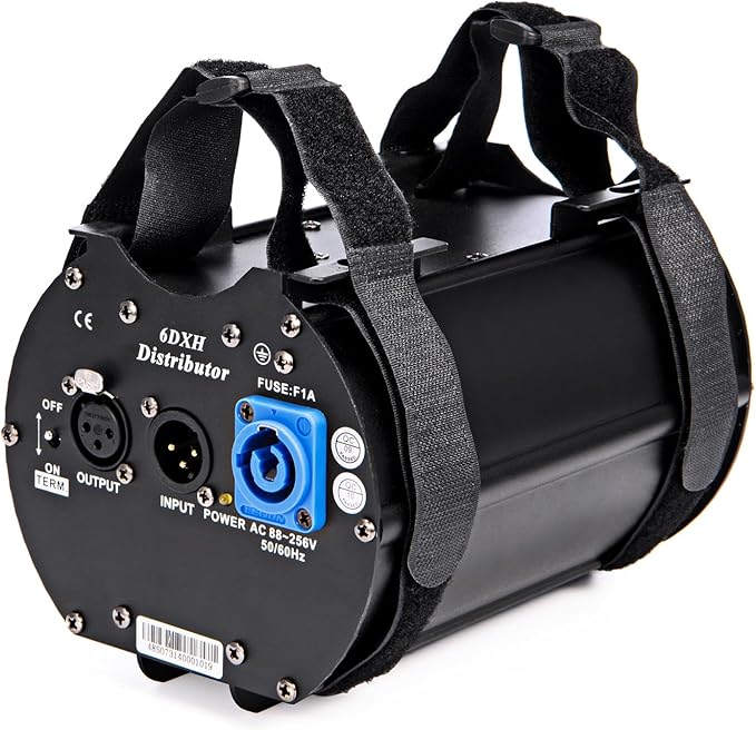 MFL. DMX Splitter with One Input 6-Way Distributor 3-Pin Xlr Separate Dmx