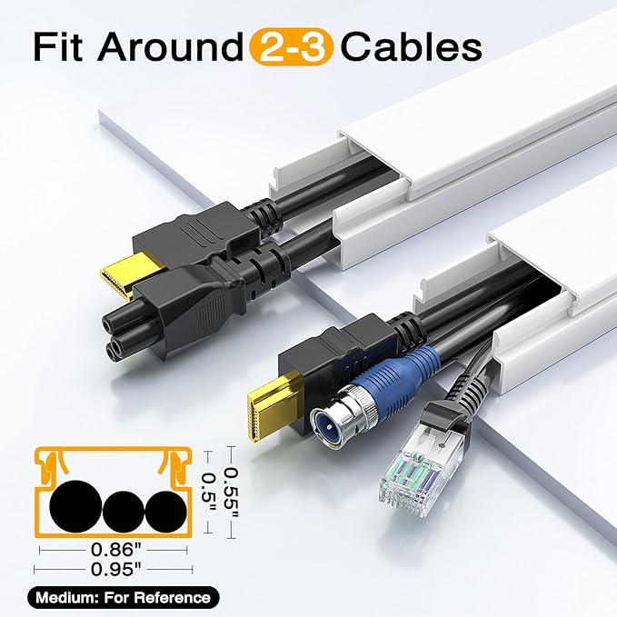 Delamu Cord Hider, 315in Wire Covers