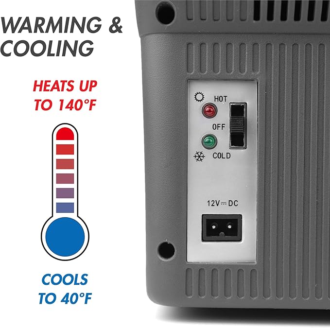 Wagan EL6214 Personal Thermoelectric Cooler/Warmer, 14 Liter Capacity, Portable