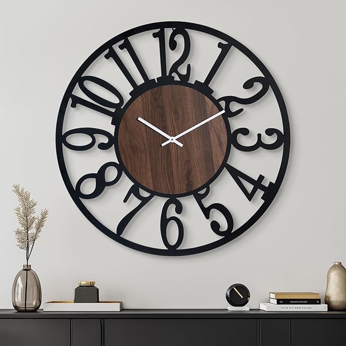Casaformia 32'' Large Silent Wall Clock