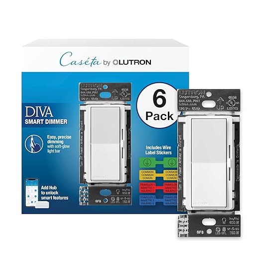 Lutron Diva Smart Dimmer Light Switch