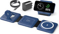 Iseyyox Charging Station for Apple Devices - 3 in 1 Magnetic Foldable Wireless