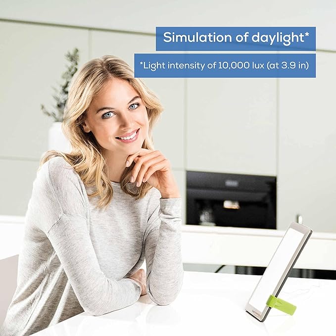 Beurer TL30 Portable Daylight Lamp- UV-Free 10, 000 Lux LED Bright White Light
