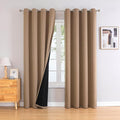 ChrisDowa 100% Blackout Curtains 120 inch Long