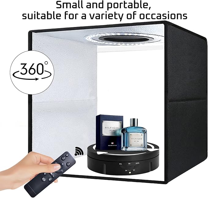 JAYEGT 3in 1 Motorized Rotating Display Stand