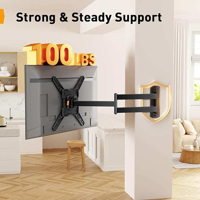 Perlegear Long Arm TV Wall Mount