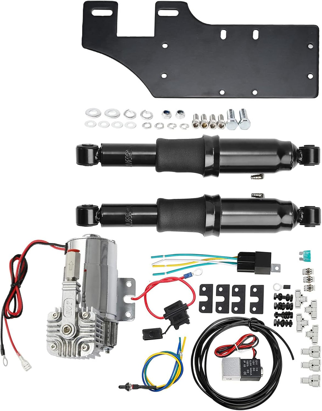 TCT-MOTORPARTS Rear Air Ride Suspension Fit for Harley Harley Touring 94-25