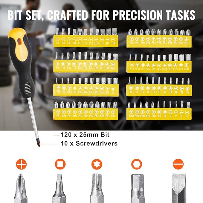 VEVOR Mechanics Tool Set 221Pieces