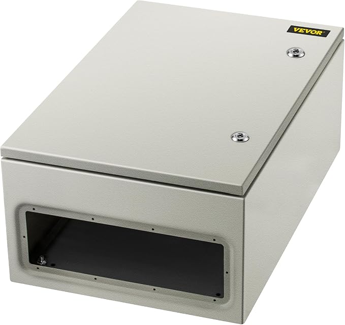 VEVOR NEMA Steel Enclosure, IP66 Waterproof & Dustproof, Outdoor/Indoor