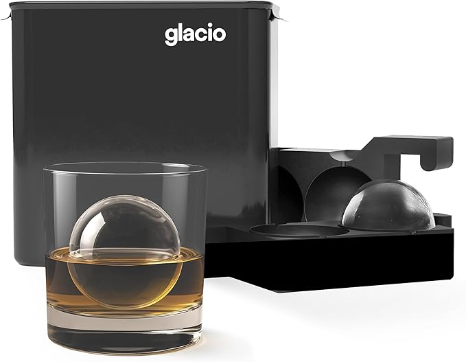 Clear Ice Maker Set – Crystal Clear Ice Ball & Cube Molds