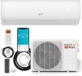 COSTWAY 17000 BTU Mini Split Air Conditioner, 208/230V 17 SEER2 Wifi Enabled