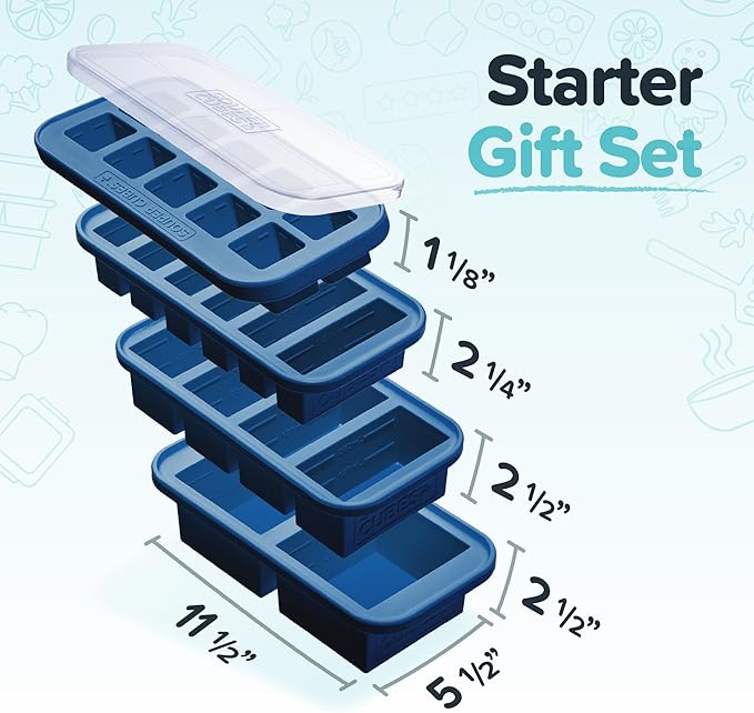 Souper Cubes Silicone Freezer Molds Gift Set