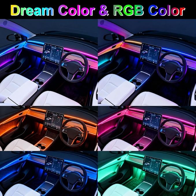 Acrylic Interior Car LED Lights