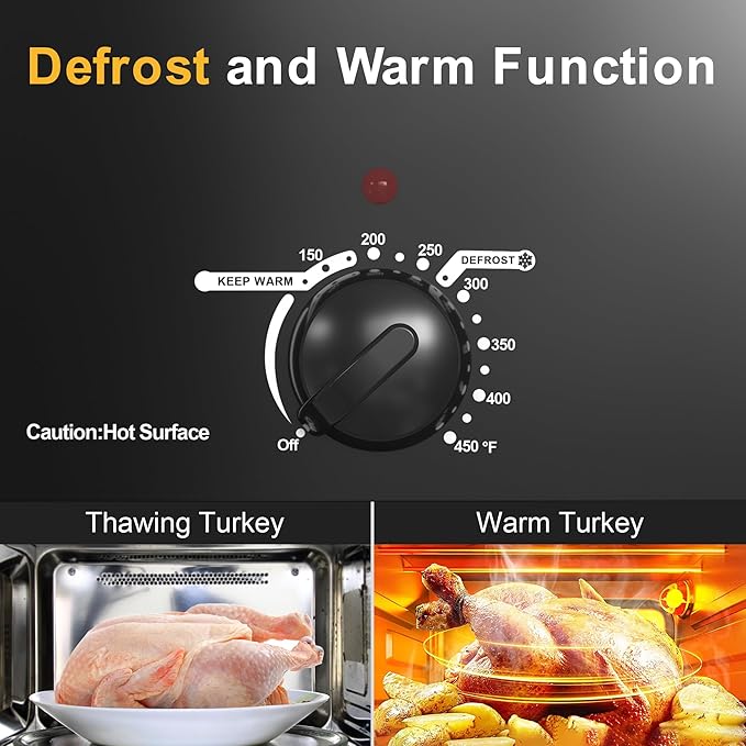 Sunvivi 22lb 18-Quart Roaster Oven, Electric Roaster Oven