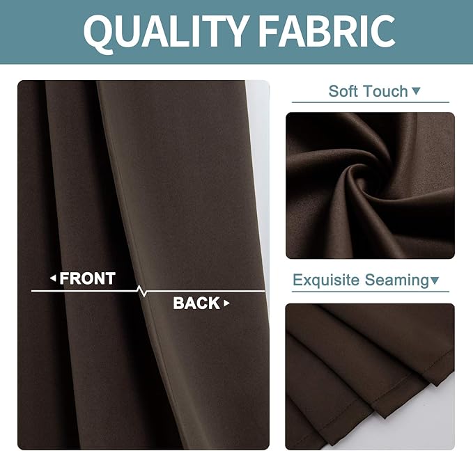 ChrisDowa Grommet Blackout Curtains