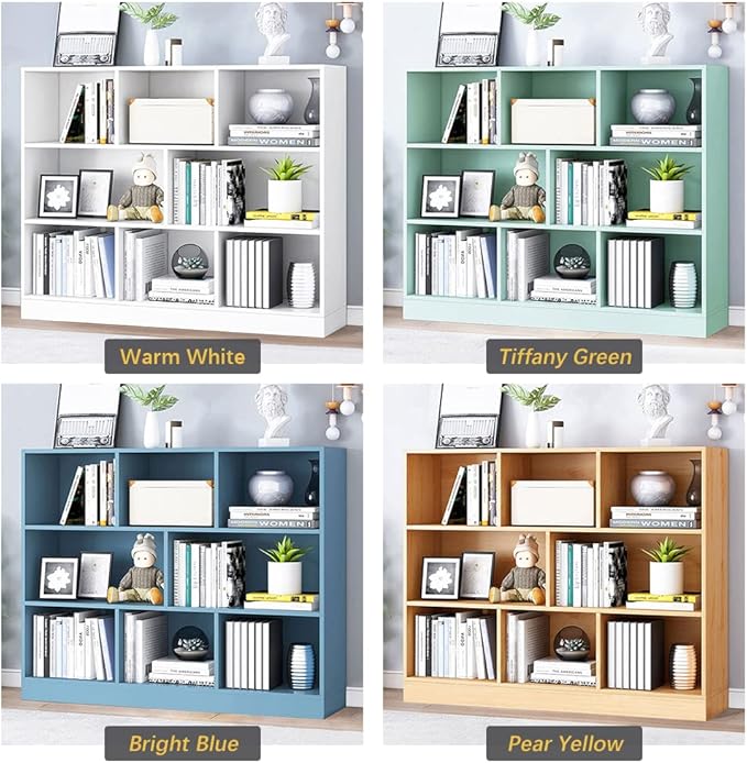 IOTXY Open Shelf Low Bookcase