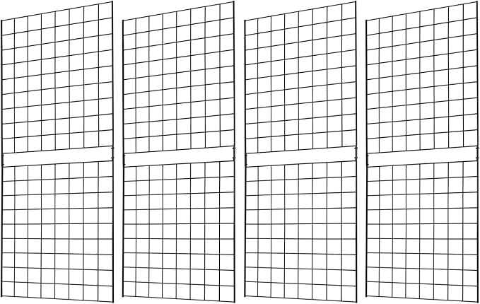 7RiversART Grid Wall Commercial Grade Grid Panels Heavy Duty Panel (Pack of 4)