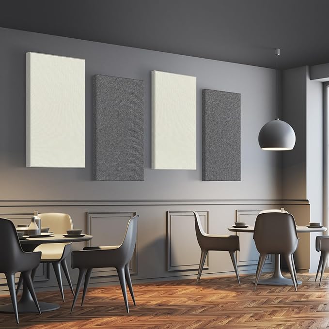 UMIACOUSTICS 2 PCS Acoustic Panel, 47.2" x 23.6" Fiberglass Sound Proof Wall
