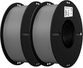 Creality PLA 3D Printer Filament, Grey & Grey, 2-Pack, 2KG Total