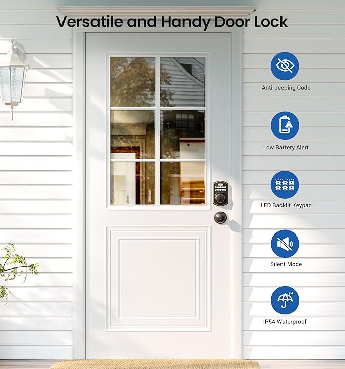 Veise Keyless Entry Door Lock