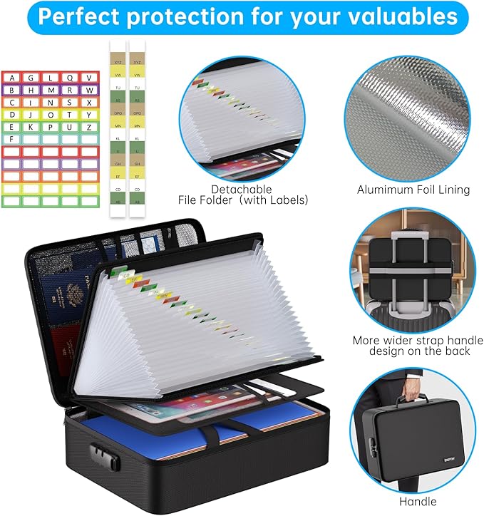 ENGPOW Fireproof Document Box