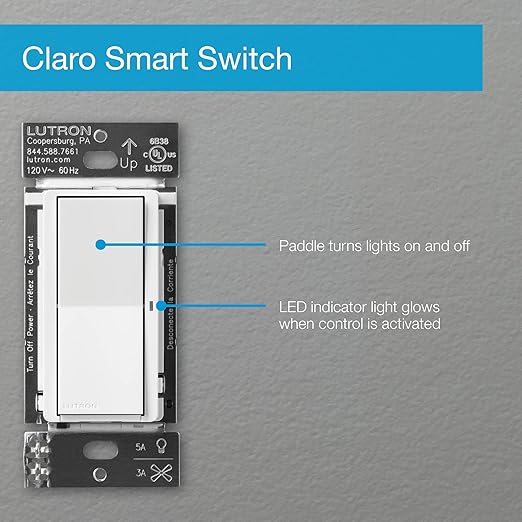 Lutron Claro Smart Light Switch