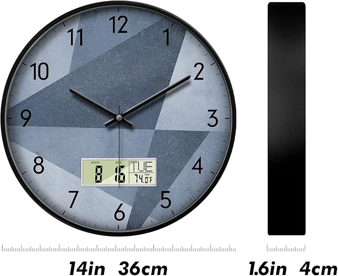SCAOGE Industrial Wall Clock