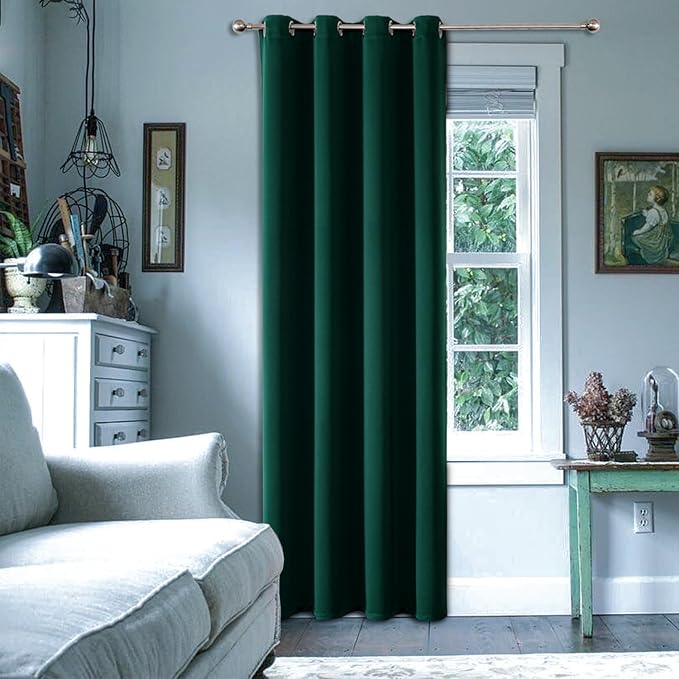 ChrisDowa Blackout Curtains 120 Inches Long