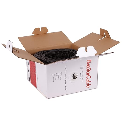 FiveStarCable 18/2 Gauge Low Voltage Cable Wire - 1000 ft