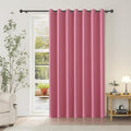 ChrisDowa Room Divider Curtain 120 Inches Long, Wide Blackout Sliding Door