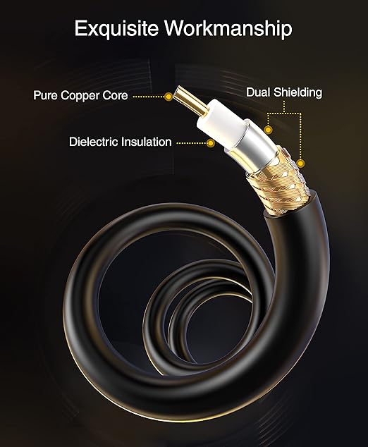 BlueRigger RCA Audio Subwoofer Cable – (2PK)