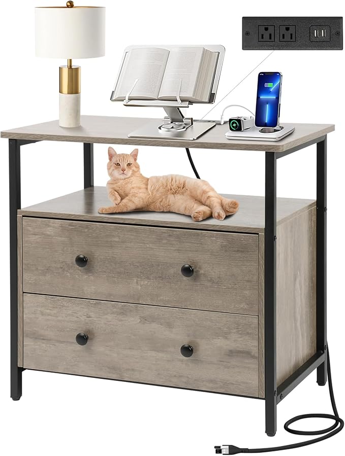 Edbuosy 27 inch Wide Night Stand