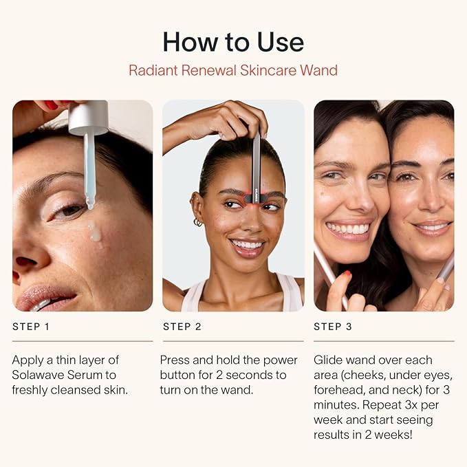 Solawave 4-in-1 Red Light Therapy Wand