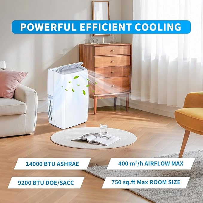 Portable Air Conditioners 14, 000 BTU, Portable AC Unit