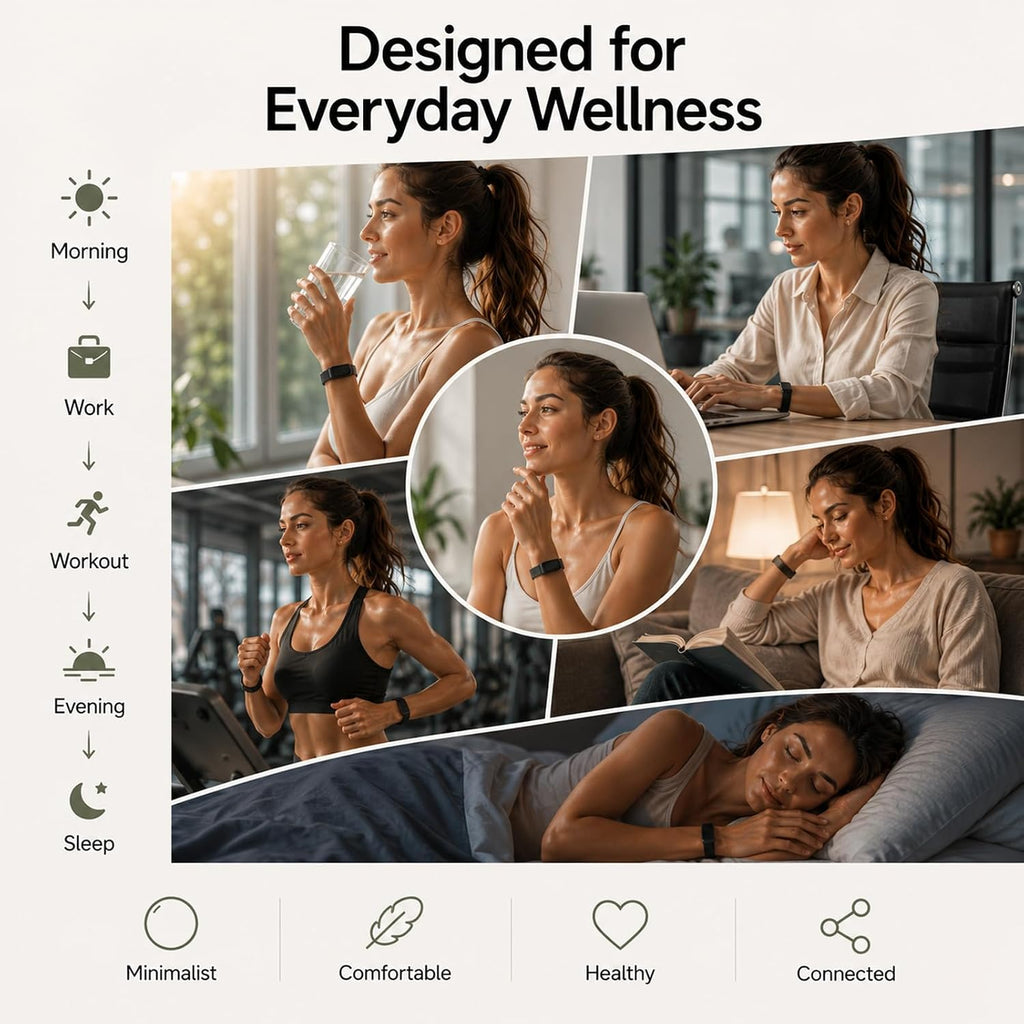 yihou smart fitness tracker for women & men, view 9
