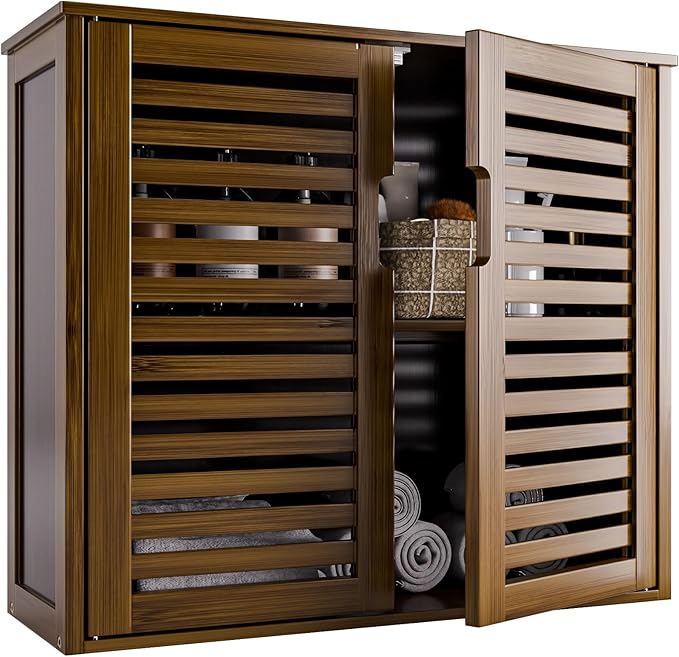 HITNET Medicine Cabinet, Bathroom Storage Cabinet Wall Mounted, Over The Toilet