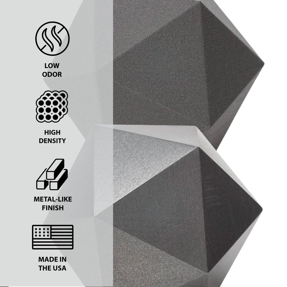 Protopasta Stainless Steel Filled PLA 3D Printer Filament | ProtoPlant Metal-...