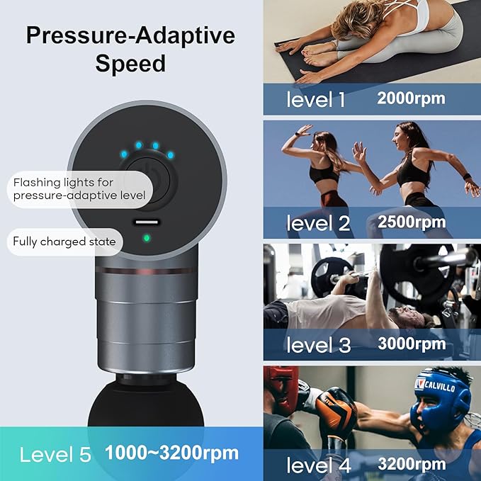 arboleaf Massage Gun Deep Tissue, Full-Metal Electric Portable Hand Held