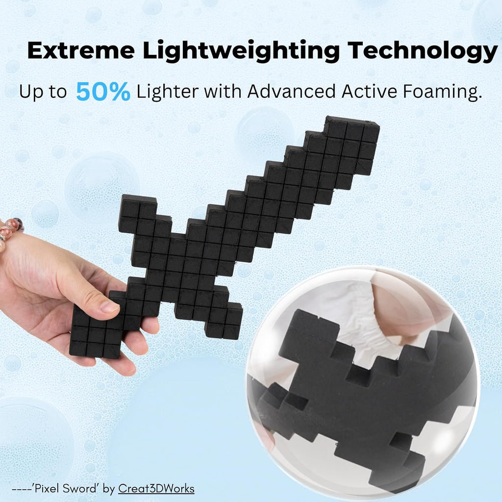 Siraya Tech Rebound PEBA Air - Active Foaming 3D Filament, Black, 800g